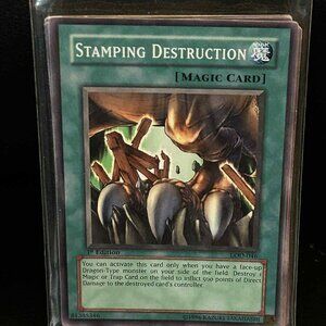 Stamping Destruction - LOD-046 - Common - 1st Edition Legacy of Darkness Yu-Gi-O